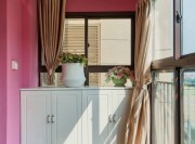 自然復(fù)古的地中海風(fēng)格150平米四居室陽臺裝修效果圖