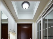 溫馨的田園風格公寓玄關過道裝修效果圖