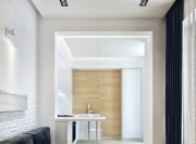 極簡(jiǎn)歐式風(fēng)格40平米一居室玄關(guān)過道裝修效果圖