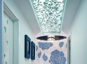 歐式藍(lán)色時尚70平米小戶型玄關(guān)過道裝修效果圖