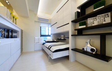 現(xiàn)代質感歐式100平米二居室書房裝修效果圖