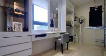 現(xiàn)代質感歐式100平米二居室衣帽間衣柜裝修效果圖