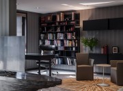 張揚簡致歐式風格100平米三居室客廳吊頂裝修效果圖