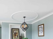 沉穩(wěn)大氣歐式風(fēng)格120平米三居室餐廳吊頂裝修效果圖