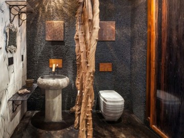 復(fù)古精致歐式風格220平米別墅衛(wèi)生間浴室柜裝修效果圖