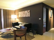 時(shí)尚簡明中式風(fēng)格90平米二居室客廳背景墻裝修效果圖