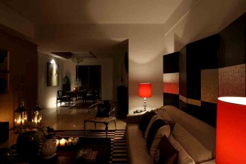 中式時(shí)尚美感90平米二居室餐廳吊頂裝修效果圖