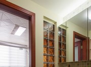 時尚雅致中式風(fēng)格90平米二居室衛(wèi)生間浴室柜裝修效果圖