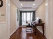 歐式雅致田園風(fēng)格120平米三居室書房吊頂裝修效果圖