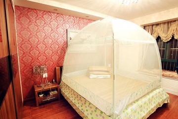 簡(jiǎn)約清新田園風(fēng)格100平米三居室兒童房背景墻裝修效果圖