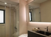 簡(jiǎn)致溫馨現(xiàn)代簡(jiǎn)約風(fēng)格90平米二居室衛(wèi)生間浴室柜裝修效果圖