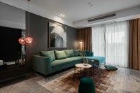 沈陽整屋裝修效果案例90平米潮流混搭風二居室-沈陽裝修推薦