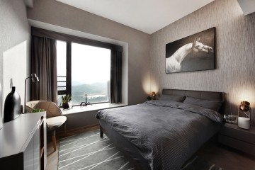 112㎡現(xiàn)代簡約住宅，通透明亮的舒適空間。