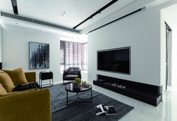 126㎡現(xiàn)代簡(jiǎn)約，低調(diào)的空間，布置出溫馨自然的舒適感！