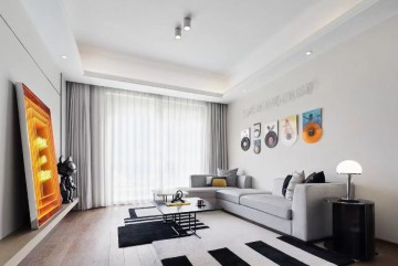 98㎡簡(jiǎn)約現(xiàn)代風(fēng)，享受心安之所。