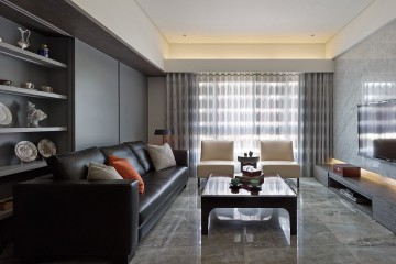 129㎡簡(jiǎn)約又時(shí)尚，理性純粹與精神獨(dú)白的契合。