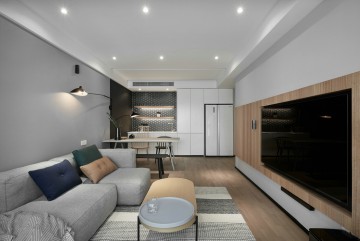 105㎡簡(jiǎn)約又時(shí)尚，向往的美好生活。